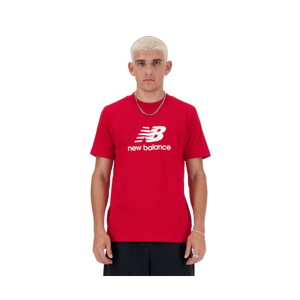 Tricou cu Mânecă Scurtă Bărbați New Balance  LOGO MT41502 TRE Roșu