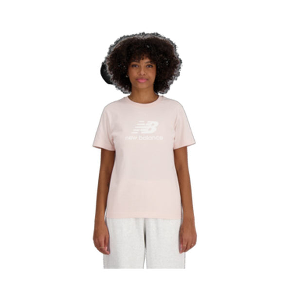 Tricou cu Mânecă Scurtă Femei New Balance ESSENJERSEY LOGO WT41502 OUK Roz