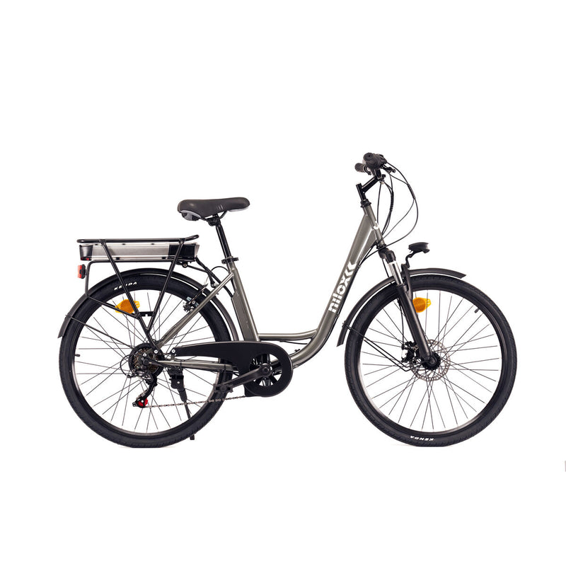 Bicicletă Electrică Nilox J5 Plus Gri Negru/Gri 25 km/h 26"