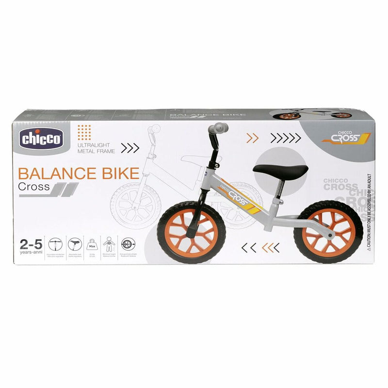 Bicicletă pentru copii Hot Wheels Balance Bike Cross Gri Transportor auto Vehicul