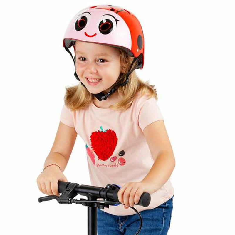 Cască de Ciclism pentru Copii Moltó Roșu Gărgăriță 26 x 21 x 16,5 cm