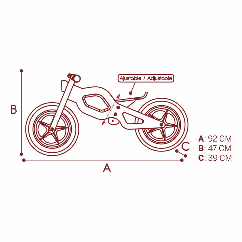 Bicicletă pentru copii Woomax Classic 12" Fără pedale