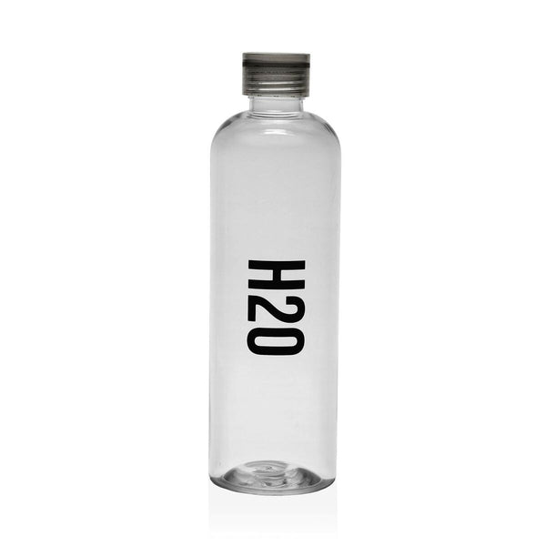 Sticlă de apă Versa H2o Negru Oțel polistiren 1,5 L 9 x 29 x 9 cm