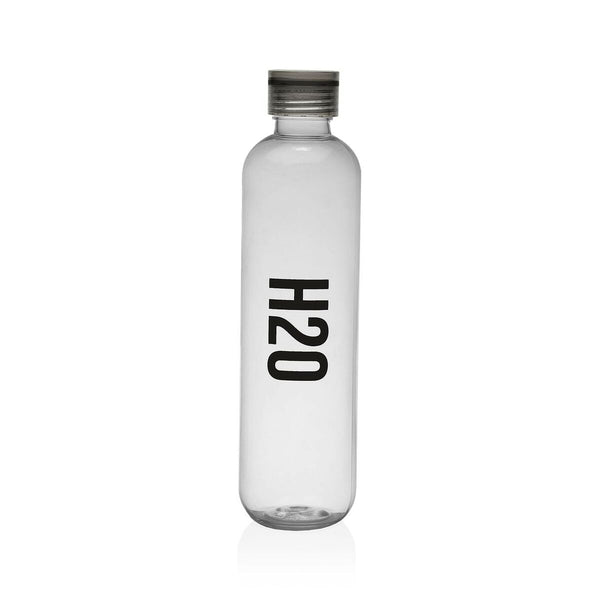Sticlă de apă Versa H2o Negru Oțel polistiren 1 L 9 x 29 x 9 cm