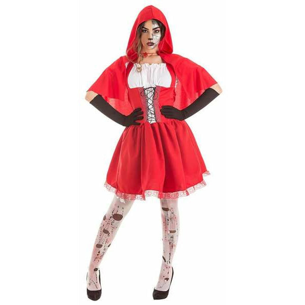 Costum Deghizare pentru Adulți Halloween Scufița Roșie (3 Piese)
