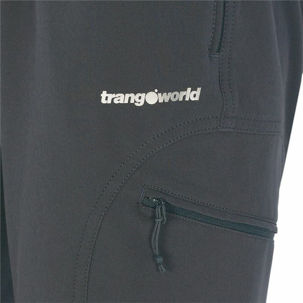 Pantaloni lungi de sport Trangoworld Bossons Bărbați Gri închis
