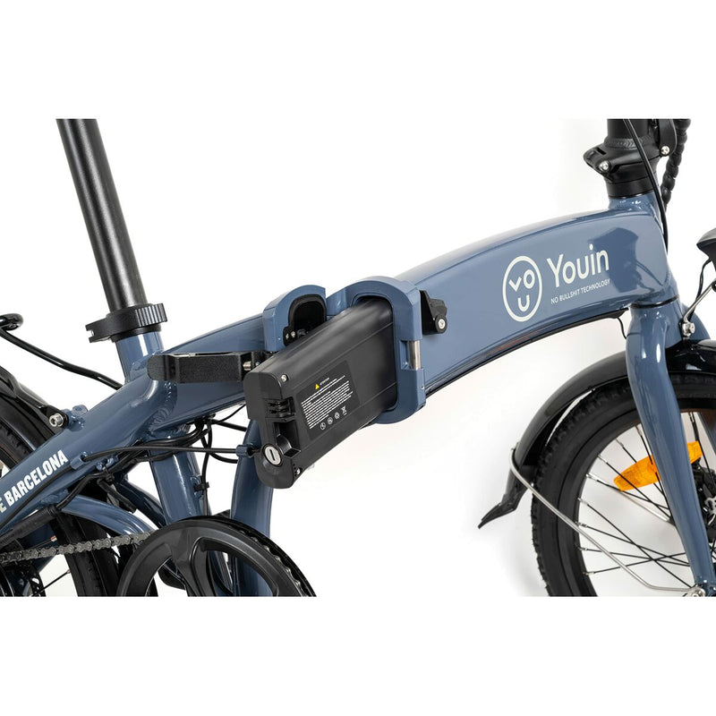 Bicicletă Electrică Youin You-Ride Barcelona 9600 mAh Gri Albastru 20" 250 W 25 km/h
