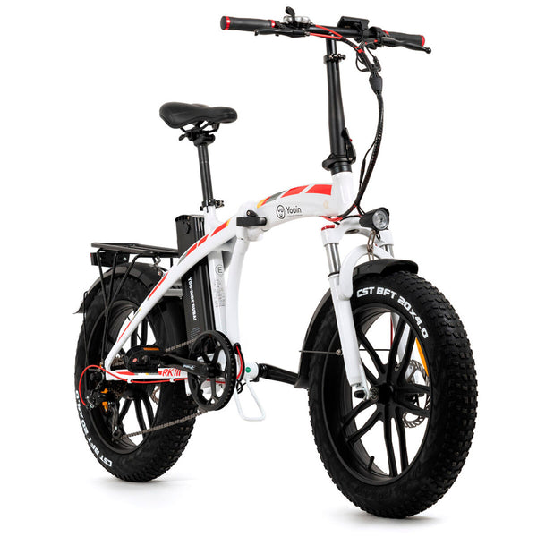 Bicicletă Electrică Youin BK1600W DUBAI Alb 20" 25 km/h