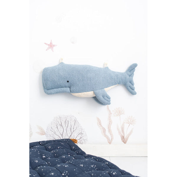 Jucărie de Pluș Crochetts OCÉANO Albastru Balenă 28 x 75 x 12 cm 2 Piese