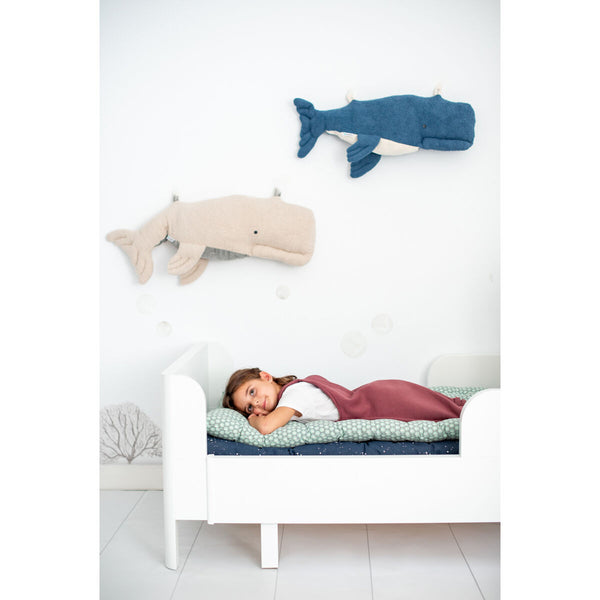 Jucărie de Pluș Crochetts OCÉANO Albastru Balenă 29 x 84 x 14 cm 2 Piese