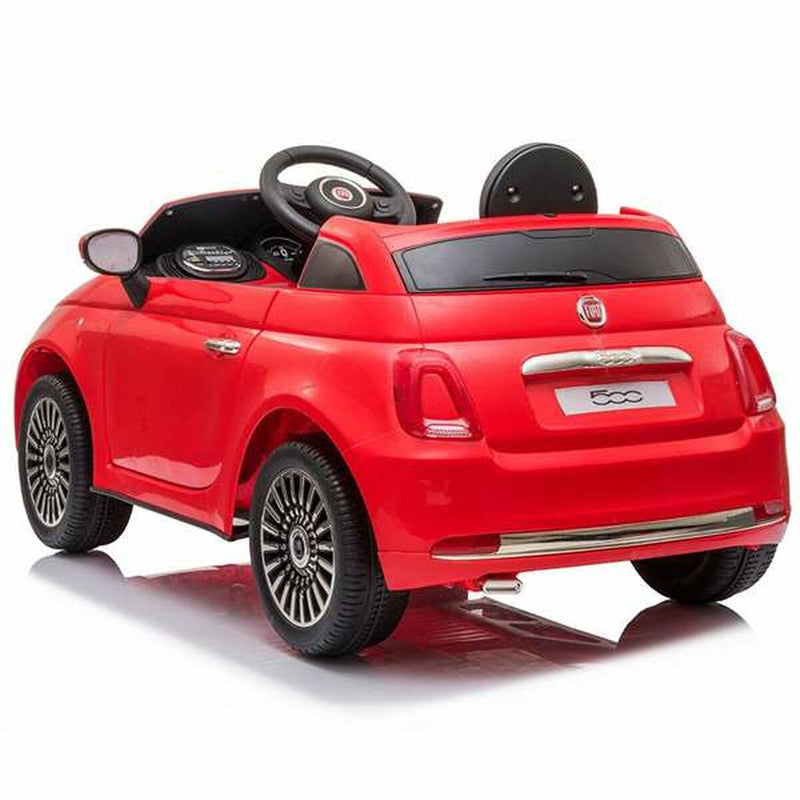 Mașinuță electrică pentru copii Fiat 500 Roșu Cu telecomandă MP3 30 W 6 V 113 x 67,5 x 53 cm