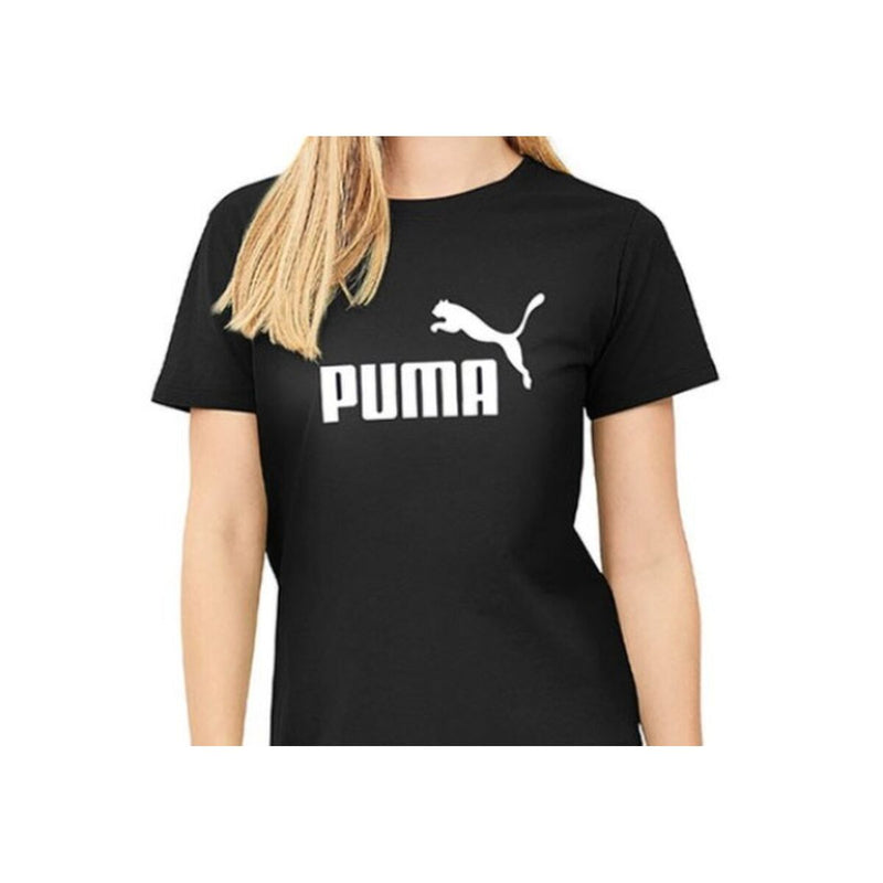 Tricou cu Mânecă Scurtă Femei Puma LOGO TEE 586774 01 Negru