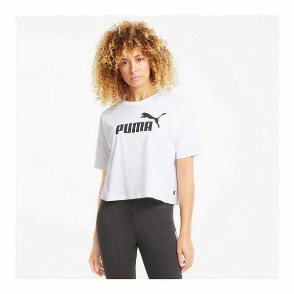 Tricou cu Mânecă Scurtă Femei Puma Alb L