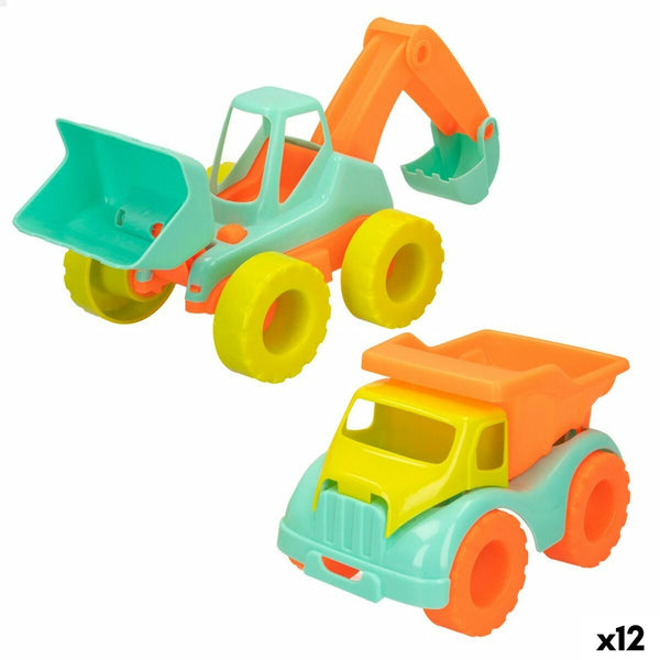 Set de jucării de plajă Colorbaby 2 Piese polipropilenă (12 Unități)