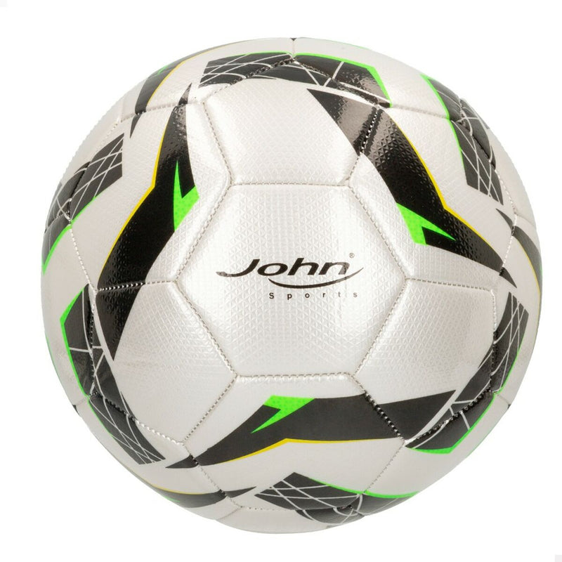 Minge de Fotbal John Sports Competition Techno 5 Ø 22 cm Blană Sintetică (12 Unități)