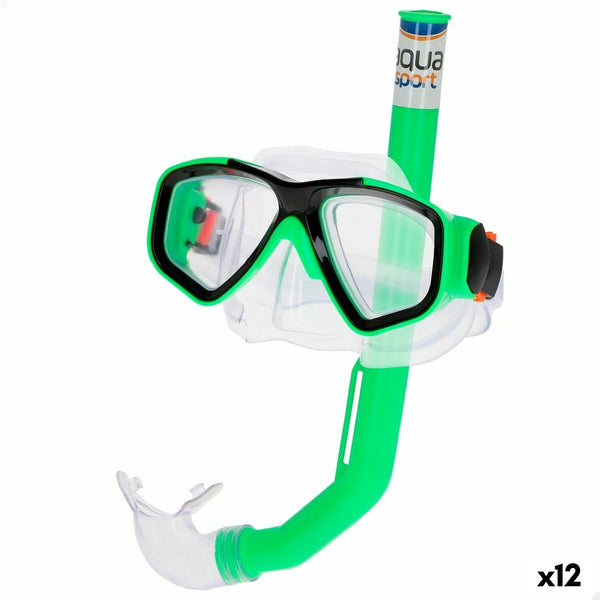 Ochelari de Scufundare cu Tub Colorbaby Aqua Sport Infantil (12 Unități)