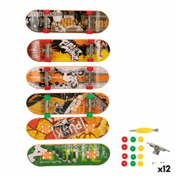 Skateboard jucărie pentru degete Colorbaby (12 Unități)