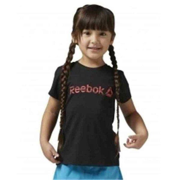 Tricou cu Mânecă Scurtă pentru Copii Reebok G ES Tee Bas Negru