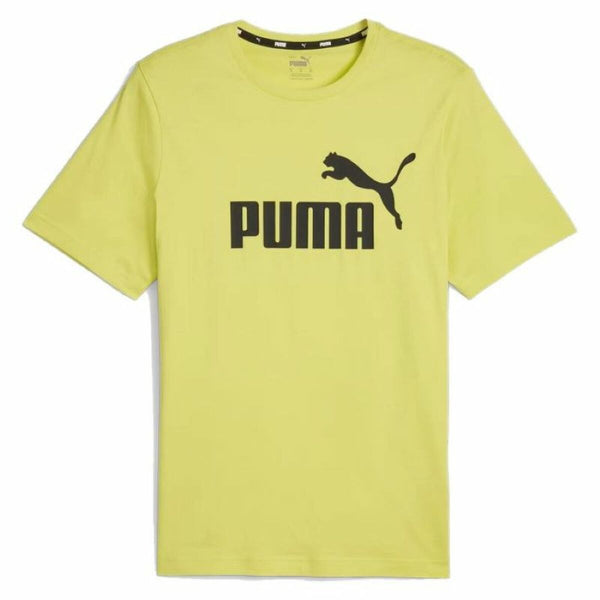Camiseta de Manga Corta Hombre Puma ESS LOGO TEE 586667 66 Verde