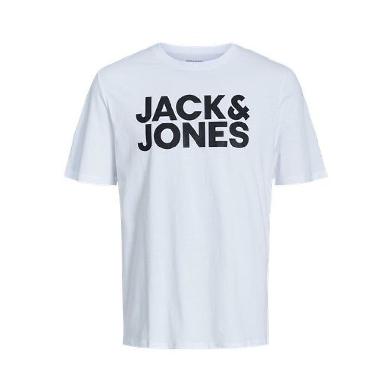 Camiseta de Manga Corta Hombre Jack & Jones JJECORP LOGO TEE 12151955 Blanco