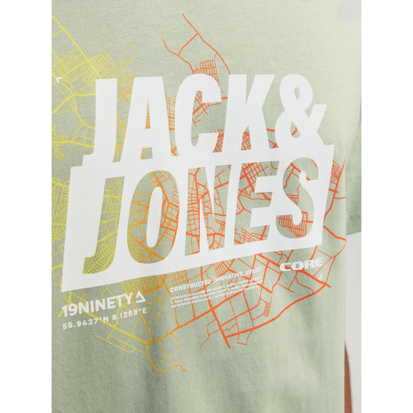 Men’s Short Sleeve T-Shirt Jack & Jones JCOMAP SUMMER 12257908 Green
