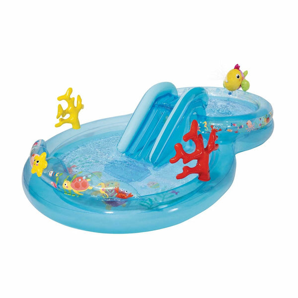 Inflatable Paddling Pool for Children Intex 206 L 310 x 193 x 71 cm Navy