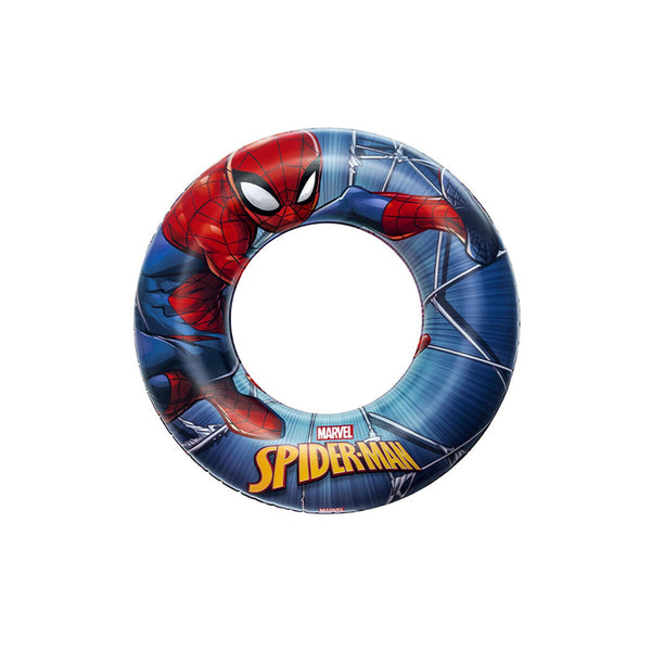 Inflatable Pool Float Bestway Spiderman Ø 56 cm Blue