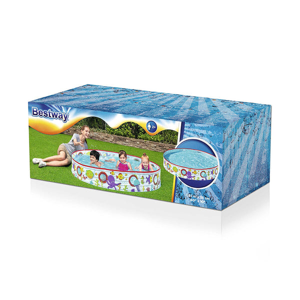 Inflatable Paddling Pool for Children Bestway Fish 152 x 25 cm