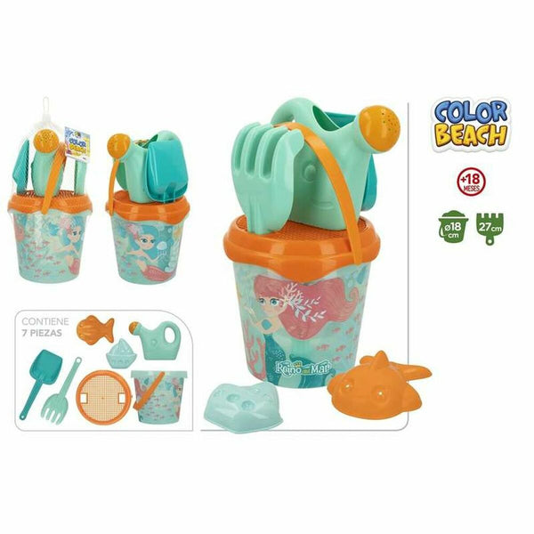 Beach toys set Colorbaby Queen of Sea 27 cm Ø 18 cm