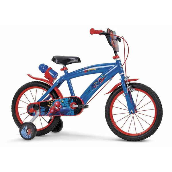 Bicicleta Infantil Spider-Man Huffy Azul Rojo 16"
