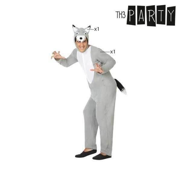 Costume for Adults Grey (2 Units)
