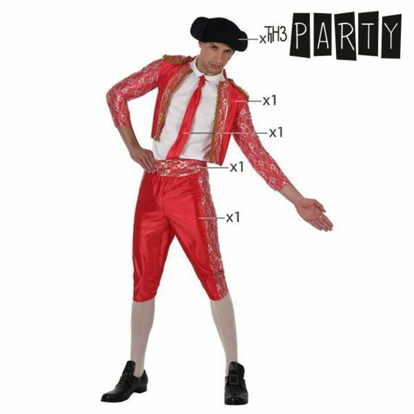 Disfraz para Adultos Th3 Party Rojo (5 Unidades)