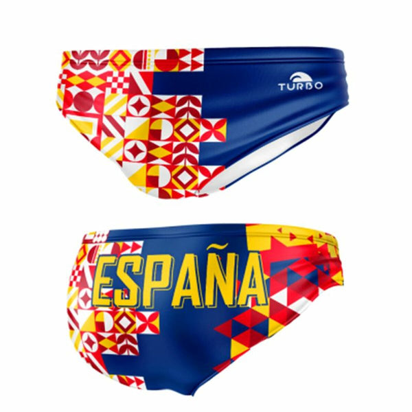 Men’s Bathing Costume Turbo España-Geo Blue S