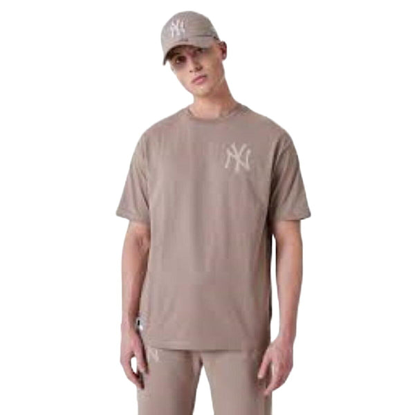 Men’s Short Sleeve T-Shirt New Era ESSNTLS LC OS TEE NEYYAN 60435555 Grey