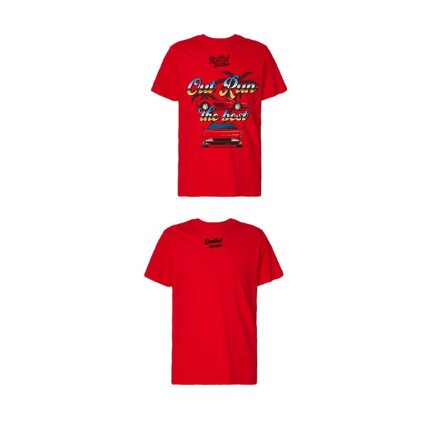 Men’s Short Sleeve T-Shirt RADIKAL OUT RUN Red XXXL