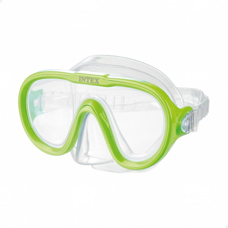 Snorkel Goggles and Tube Intex Adventurer Green