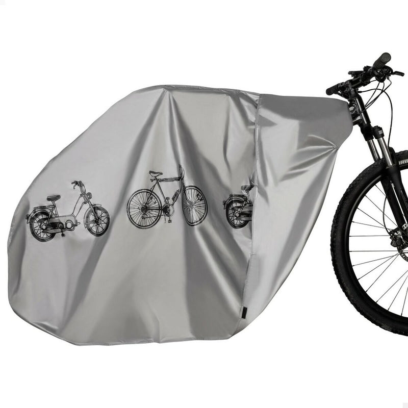Protective cover for bicycles Aktive 195 x 100 x 5 cm Impermeable Grey